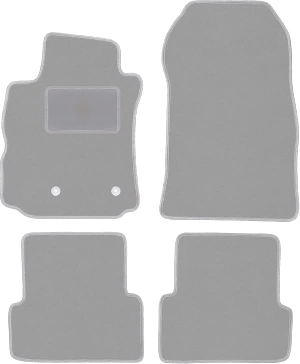Bilmattor grå för: Renault Modus minivan (2004-2012)