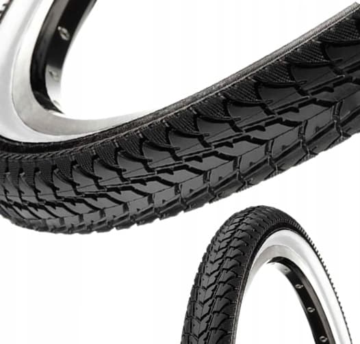 Cykeldäck 28x1.75 vitt BOK CST kontroll viva