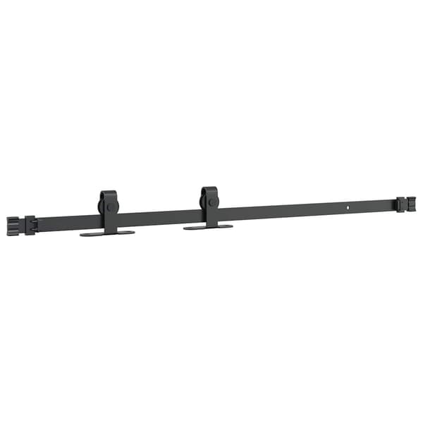 vidaXL Skjutdörrssystem för möbler, 91 cm, kolstål