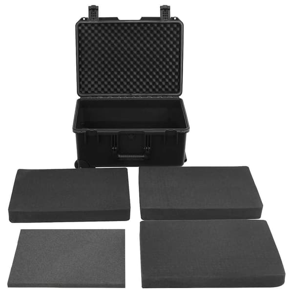 vidaXL værktøjskuffert til luftfart sort 54x41,5x29 cm PP