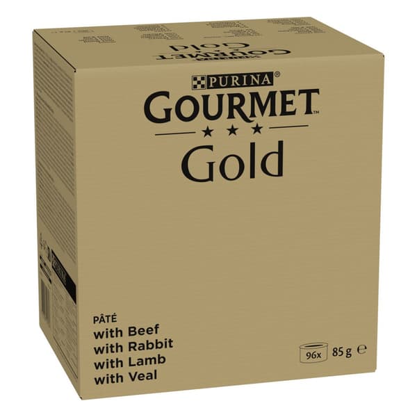 PURINA GOURMET GOLD Mousse våtfoder för katter 96x85g