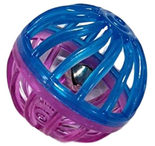 Plastboll med klocka | 3,8 cm - 1 st. - Boll 3,8 cm - 1 st.