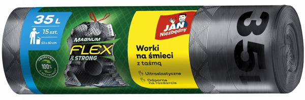 JAN NIEZBĘDNY SOPPÅSAR MEGA STARKA PRÄGLING FLEX & STRONG 35L 15 st.