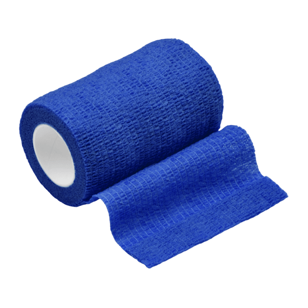 Elastisk selvklæbende kohesiv bandage blå 31 wrap 75cm x 45m