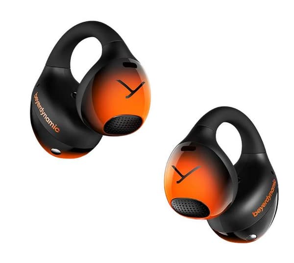 BEYERDYNAMIC Amiron Zero Open trådlösa hörlurar svarta och orange