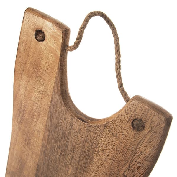 Puinen leikkaus- ja tarjoilulauta MANGO 40,5x28 cm