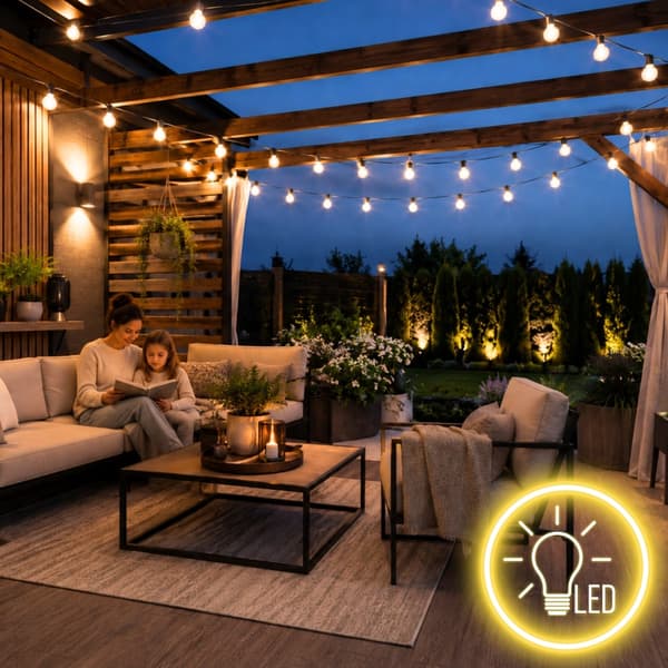 LED LØSNING - Havegirlande - 20m 36LED - M2