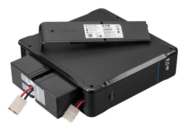 Eaton 3P Ellipse 700VA UPS, Sort, 4 IEC-udgange, USB