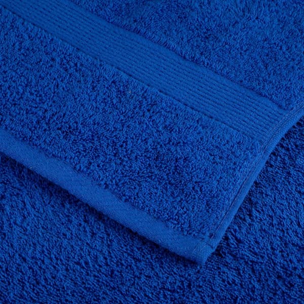 vidaXL Premiumhanddukar SOLUND, 2-pack, Blå, 100x150 cm