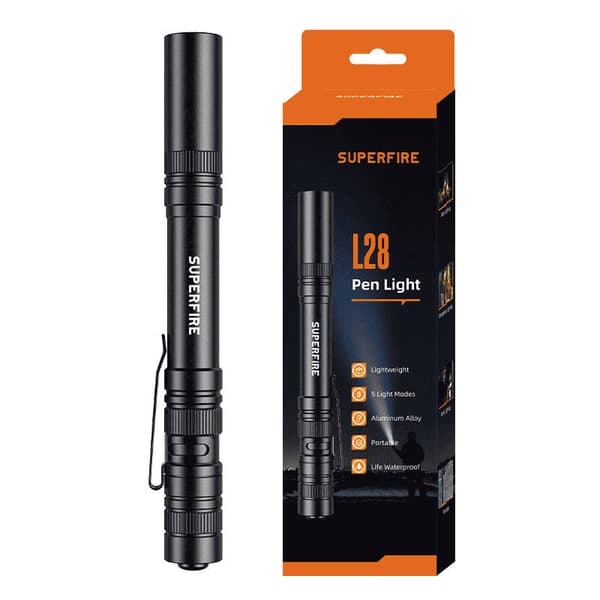 Superfire L28 lommelygte, 121 lm