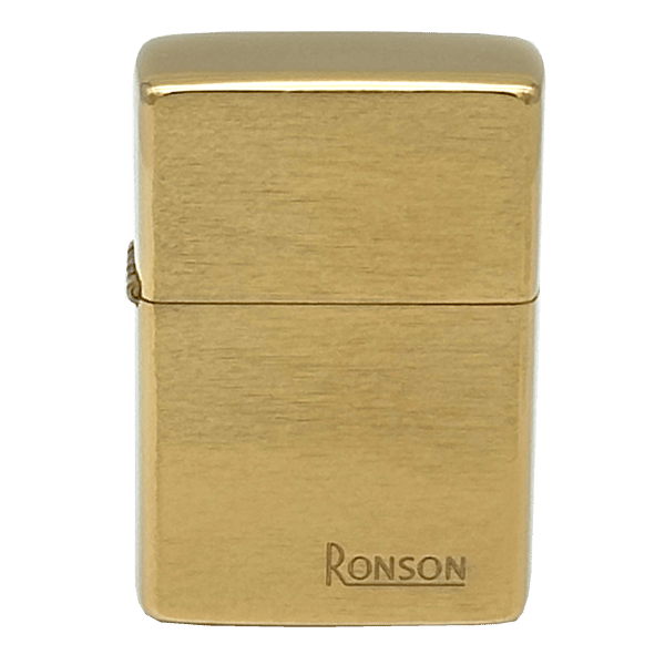 Ronson guldbørstet benzinlighter