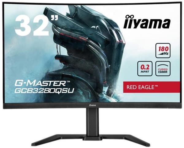 Monitor IIYAMA G-Master GCB3280QSU-B2 Red Eagle 32 WQHD VA 0.2ms 180Hz Sort