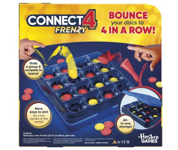 Hasbro Connect 4 Frenzy Pusselspel Engelsk Version - G2782