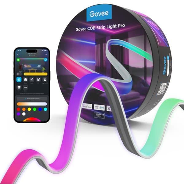 Govee COB LED-nauha 3m, Wi-Fi, Bluetooth H61E5