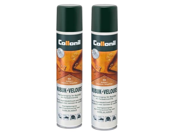 Collonil Nubuck + Velour 200 ml Skoimpregnering Transparent Sæt 2 stk