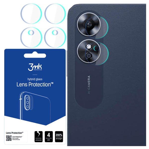 Oppo A17 - 3mk Linsskydd