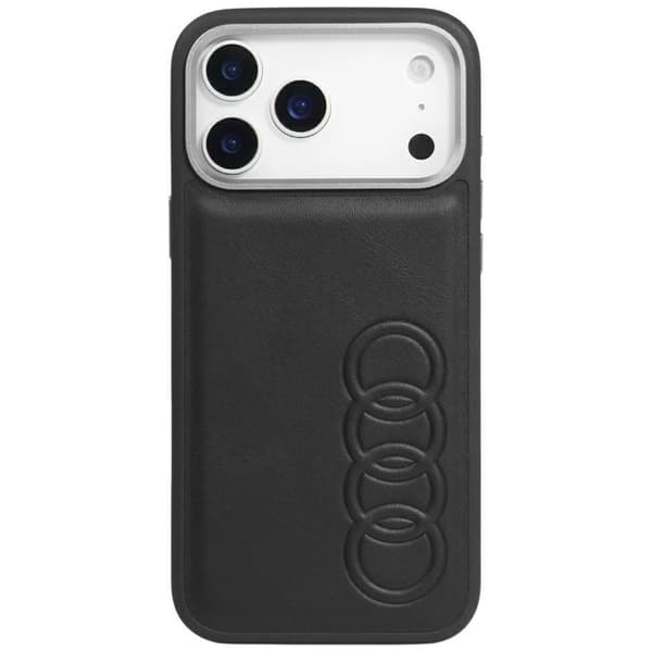 Audi TT MagSafe-etui i kunstlæder til iPhone 17 Pro Max - Sort
