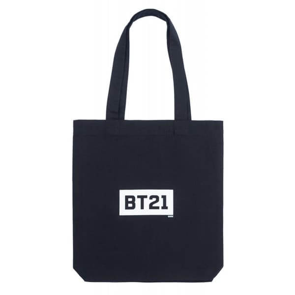 BT21 - Kangasostoskassi 28x40 cm (Musta)
