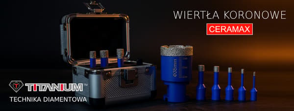 Diamant kernebor 75mm til stenkeramik fliser M14 TITANIUM