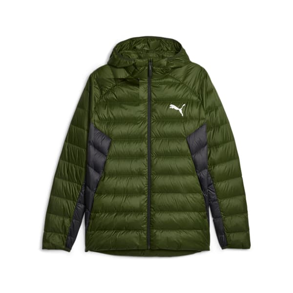 Puma PACKLITE DOWN herre hættejakke grøn 84935531 r M