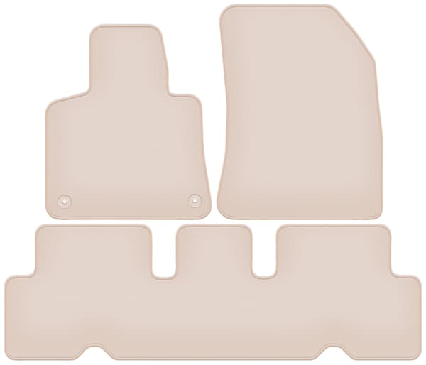 PREMIUM beige måtter til Citroen C4 Grand Spacetourer 5-sæders 2013-2021