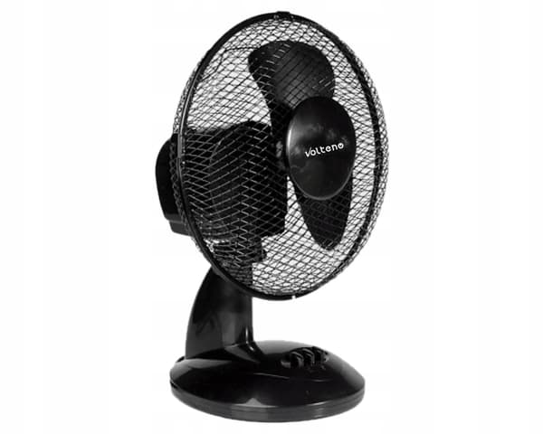 SORT BORDVENTILATOR 23 cm