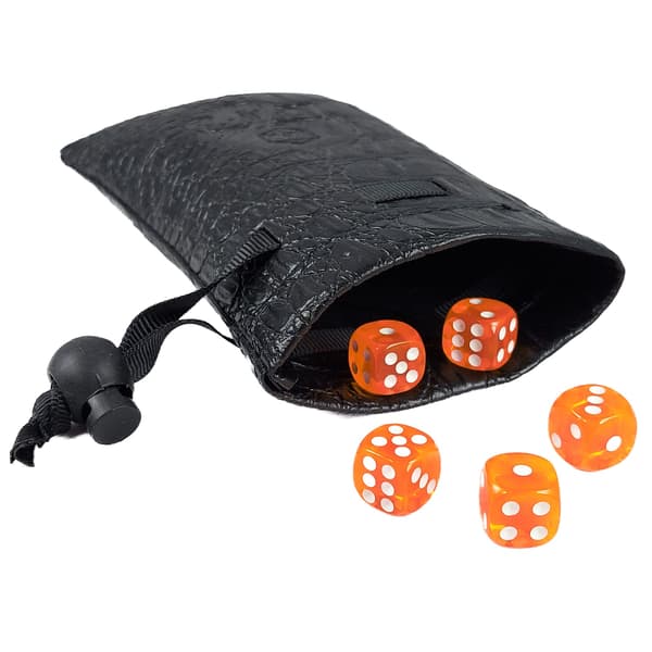 D6 1,1 cm RPG Flammernes Sekssidede Terninger