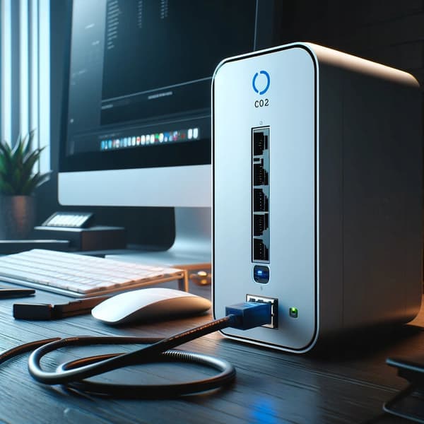 CO2 USB ETHERNET ADAPTER LAN NETVÆRKSKORT GIGABIT RJ45 2500 MBPS