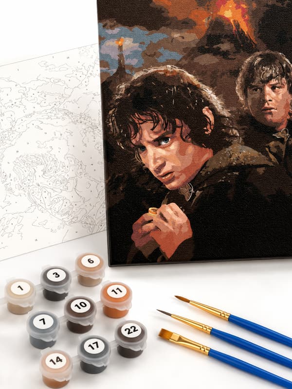 Målning med siffror Frodo Sagan om ringen 40x50 cm