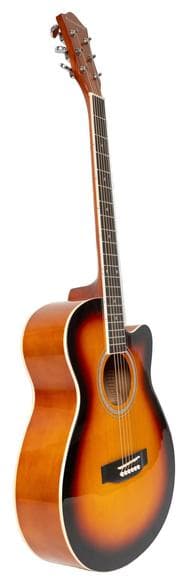 MUSIC MATE MM-G40 StringSoul Akustisk Gitarr Mörk Trä