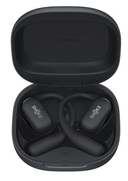 Trådløse hovedtelefoner SHOKZ OpenFit 2+ Sort