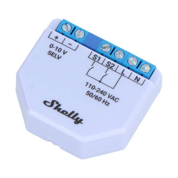 Shelly Plus 0-10V WiFi/Bluetooth-dimmer