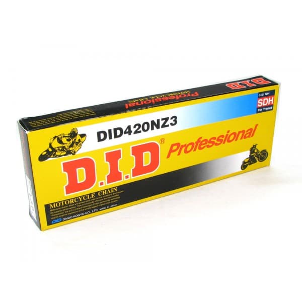 DID 420NZ3-116 drivkæde (116 led) UDEN O-ringe (åben + klips)