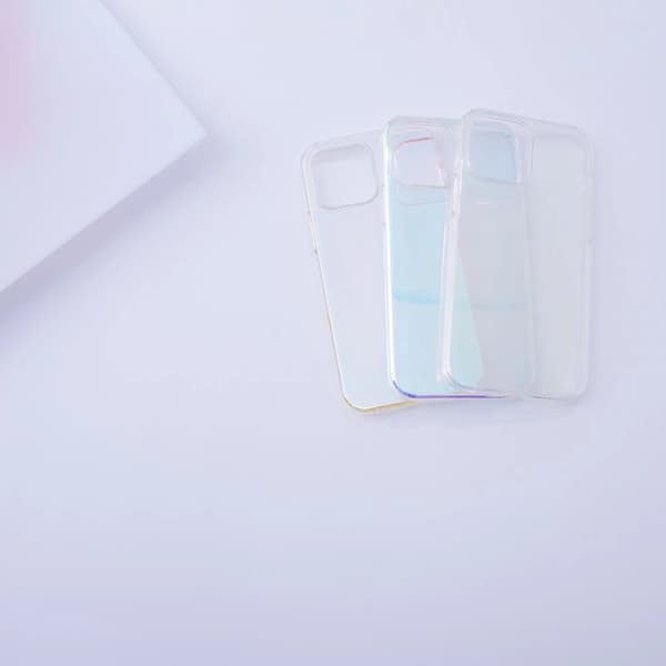 Aurora Cover iPhone 12 Pro Max Gelcover Neon Lilla