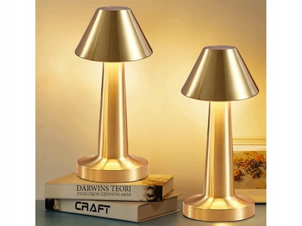 METAL LAMPE A12 GULD (20) / 30 STK_B