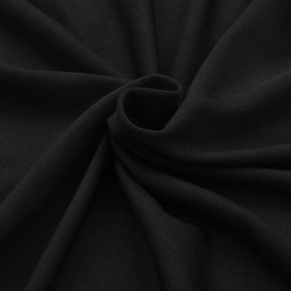 vidaXL elastisk borddækning 243x76x74 cm, 2 stk., sort