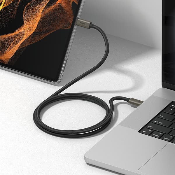 RINGKE USB 3.2 GEN 2X2 TYP-C KABEL PD240W 100CM SVART