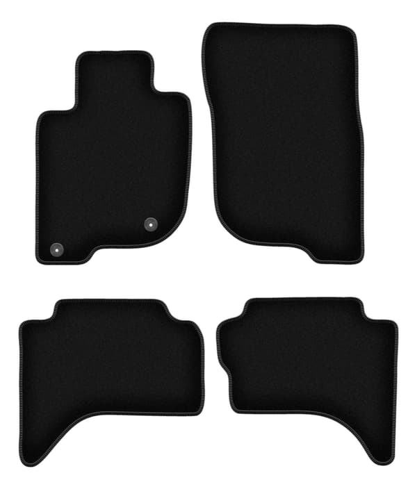 BASIC mustat velour-lattiamatot: Fiat Fullback off-road (2015-)