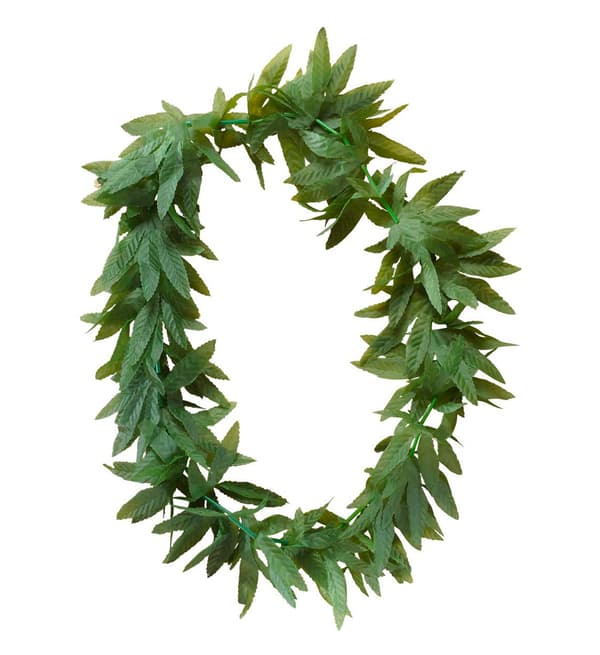 Hawaii Halskæde HAWAII Blomster Blade Hippie Rasta