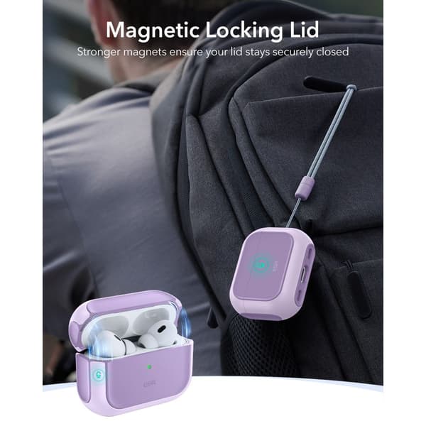 ESR ORBIT HALOLOCK MAGSAFE APPLE AIRPODS PRO 3 LAVENDEL