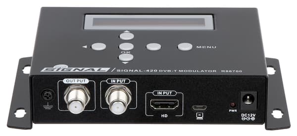 DVB-T-MODULAATTORI MOD/SIG-420/DVB-T