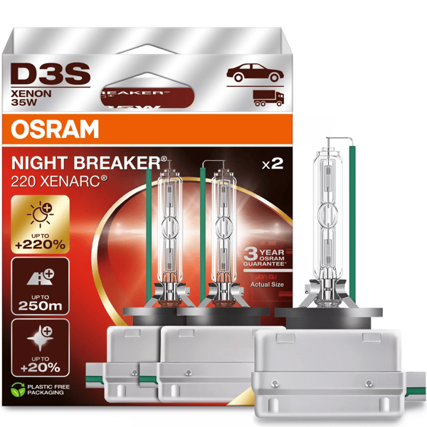Osram Night Breaker Xenarc D3S NL 220% sæt