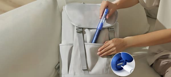 Elektrisk tandborste Oclean Ease blå med lock 2-i-1 66 000 rörelser