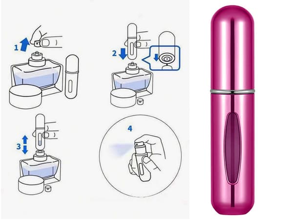 Matka-atomisaattori vaaleanpunainen (1000) GAB_A