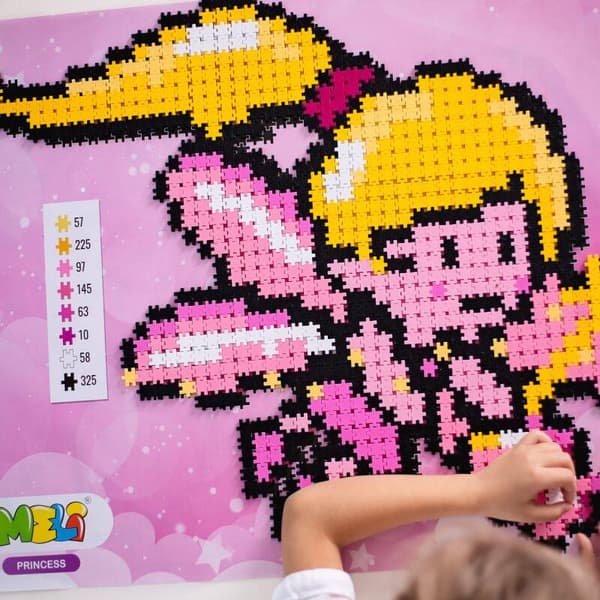 Meli Minis Prinsessa 3i1-klossar 1000 bitar.
