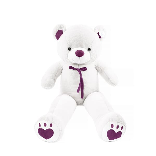 Gustaw Valor Bamse 160cm - hvid