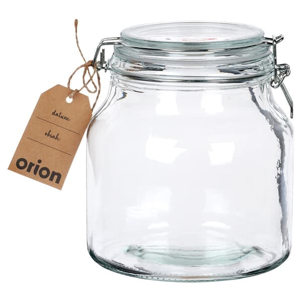 Lasinen klippipurkki IRMA 2,4 l