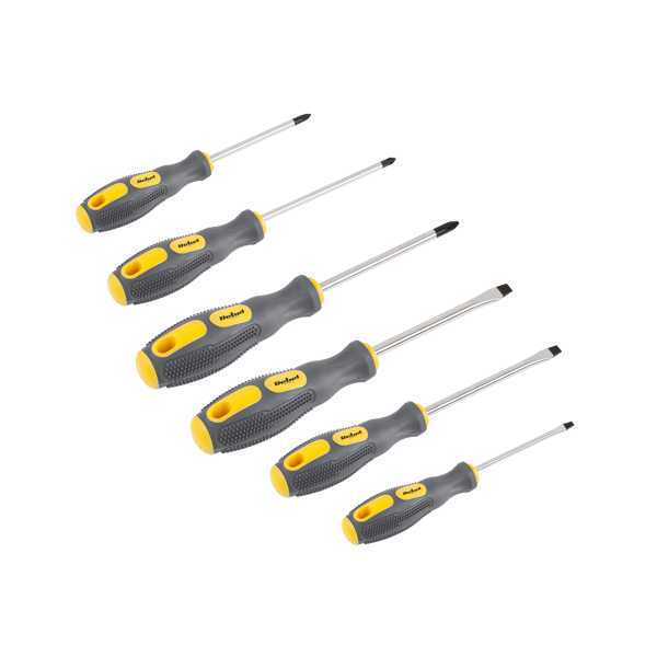 Rebel Tools magnetisk skruetrækkersæt 6 dele.
