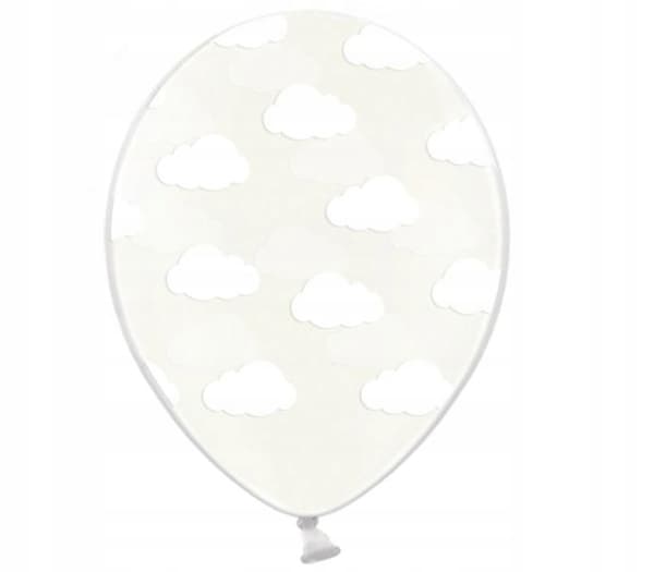 Molnballonger, kristallklara, 30 cm, 1 st.