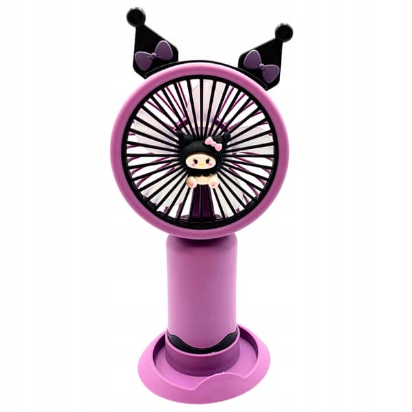 Mini Vifte Bærbar Håndholdt Kuromi Til Børn USB